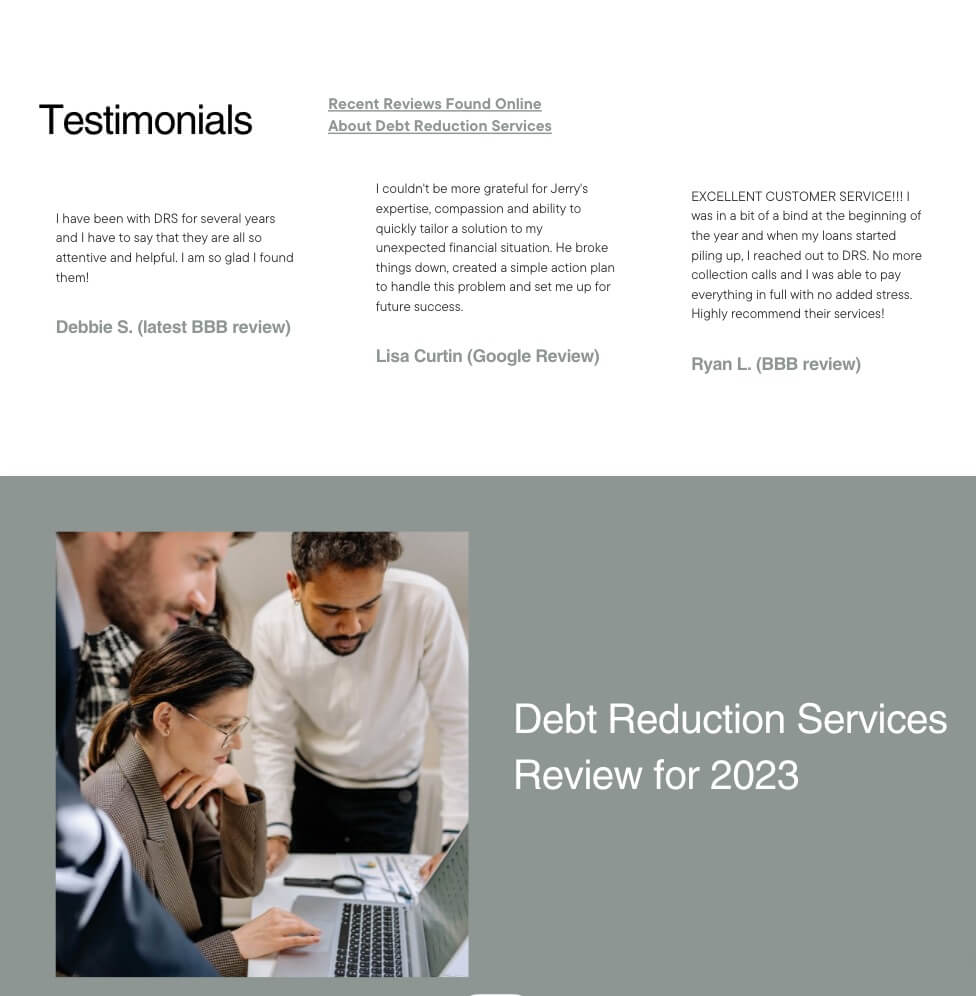 Debt Reduction Services Reviews Scam or Legitimate? Look Here